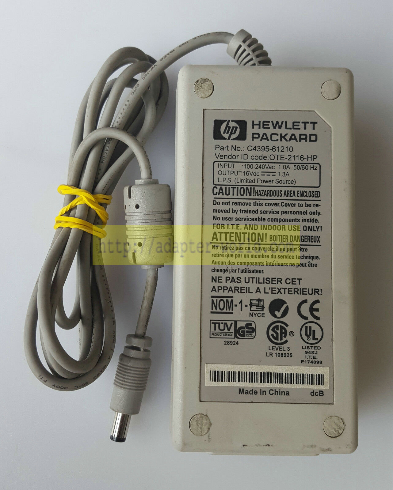 *Brand NEW* OTE-2116-HP HP HEWLETT PACKARD C4395-61210 16V 1.3A AC/DC ADAPTER POWER SUPPLY